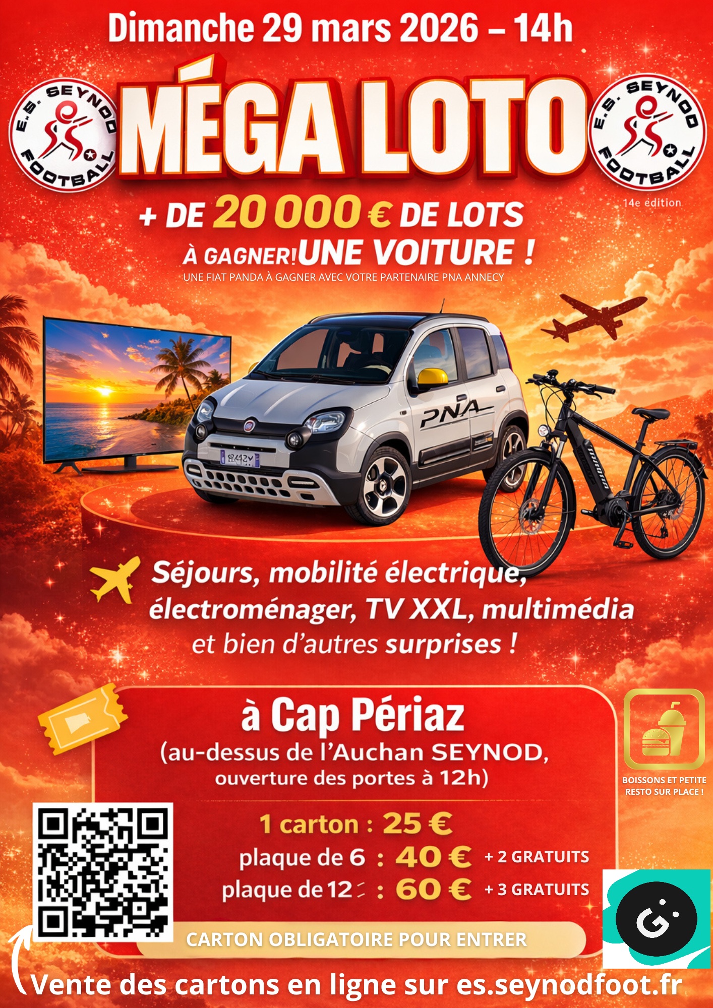 Affiche Billetterie Méga Loto 2026